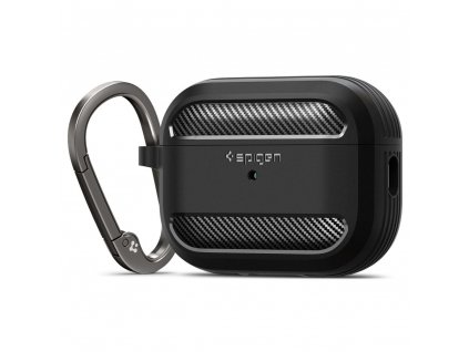 Pouzdro na sluchátka AirPods Pro - Spigen, Rugged Armor Black