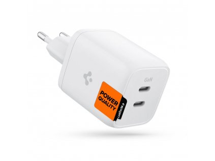 Nabíjecí AC adaptér - Spigen, PowerArc USB-C PD65W White