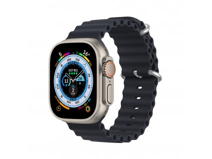 Řemínek pro Apple Watch 38mm / 40mm / 41mm - DuxDucis, OceanWave Midnight