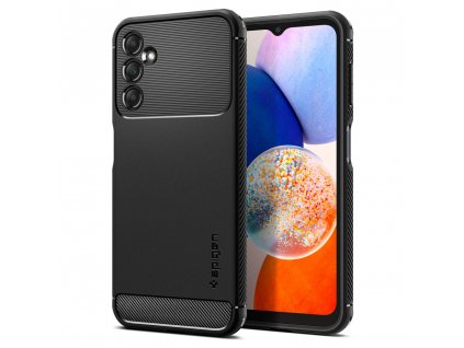 Ochranný kryt pro Samsung Galaxy A14 5G - Spigen, Rugged Armor Black