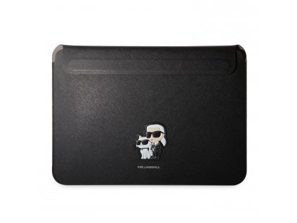 Pouzdro na notebook 13-14" - Karl Lagerfeld, Saffiano Karl and Choupette NFT