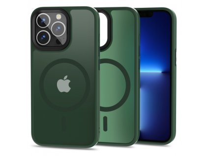 Ochranný kryt pro iPhone 13 Pro - Tech-Protect, Magmat MagSafe Matte Green