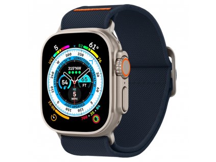 Řemínek pro Apple Watch 42mm / 44mm / 45mm / 49mm - Spigen, Fit Lite Ultra Navy