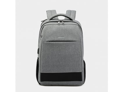 The front view of the grey backpack model T B3516