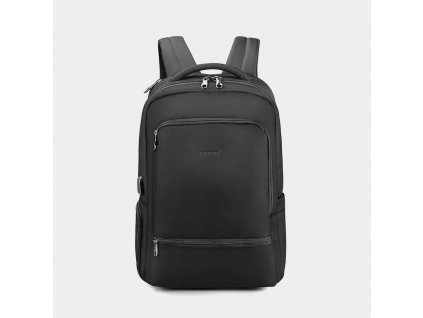 The front view of the black backpack model T B3585