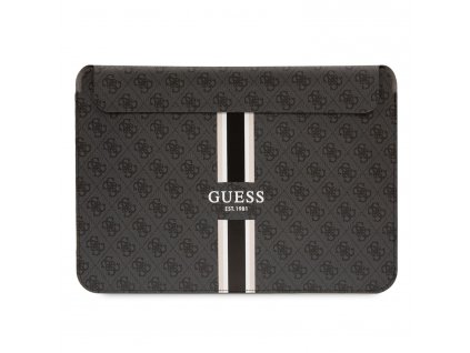 Pouzdro na notebook - Guess, 16 4G Printed Stripes Black