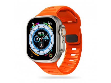 Řemínek pro Apple Watch 42mm / 44mm / 45mm / 49mm - Tech-Protect, Iconband Line Orange