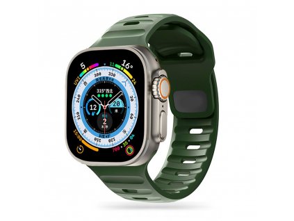 Řemínek pro Apple Watch 42mm / 44mm / 45mm / 49mm - Tech-Protect, Iconband Line Army Green