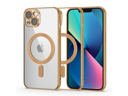 Ochranný kryt na iPhone 13 - Tech-Protect, Magshine MagSafe Gold