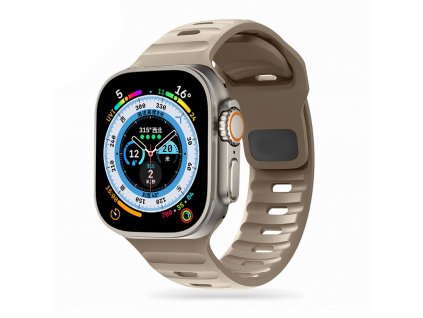 Řemínek pro Apple Watch 42mm / 44mm / 45mm / 49mm - Tech-Protect, Iconband Line Army Sand