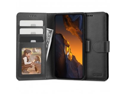 Ochranné pouzdro na Xiaomi Poco F5 - Tech-Protect, Wallet Black