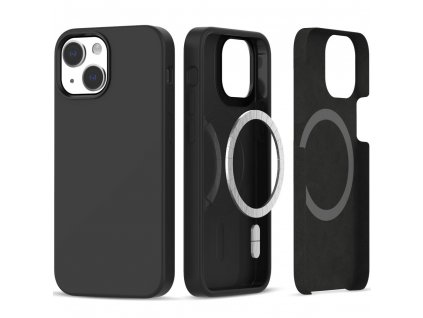 Ochranný kryt na iPhone 13 / 14 - Tech-Protect, Silicone MagSafe Black