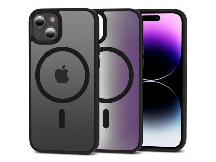 Ochranný kryt na iPhone 15 - Tech-Protect, Magmat MagSafe Matte Black