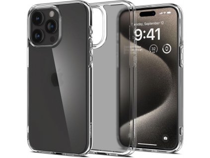 Ochranný kryt na iPhone 15 Pro MAX - Spigen, Ultra Hybrid Frost Clear