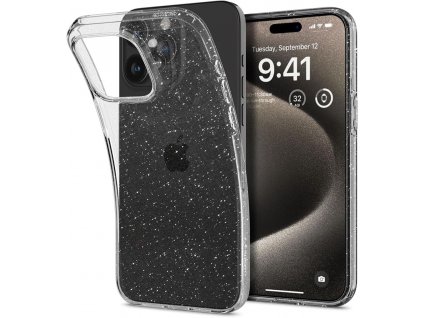 Ochranný kryt na iPhone 15 Pro MAX - Spigen, Liquid Crystal Glitter Crystal