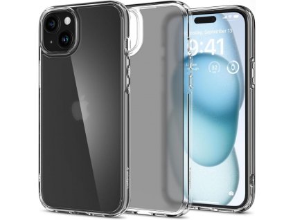 Ochranný kryt na iPhone 15 - Spigen, Ultra Hybrid Frost Clear