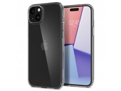 Ochranný kryt na iPhone 15 - Spigen, AirSkin Hybrid Crystal Clear