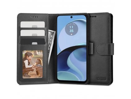 Ochranné pouzdro pro Motorola Moto G14 - Tech-Protect, Wallet Black