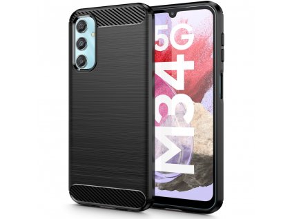 Ochranný kryt pro Samsung Galaxy M34 5G - Tech-Protect, Tpucarbon Black