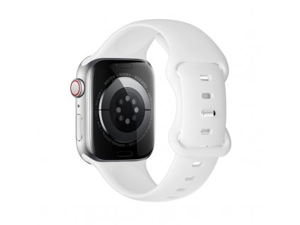 Řemínek pro Apple Watch 42mm / 44mm / 45mm / 49mm - Hoco, WA15 Flexible White