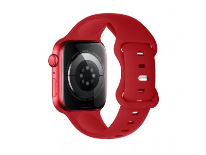 Řemínek pro Apple Watch 42mm / 44mm / 45mm / 49mm - Hoco, WA15 Flexible Big Red