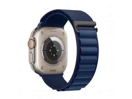 Řemínek pro Apple Watch 42mm / 44mm / 45mm / 49mm - Hoco, WA20 Climbing Deep Sea Blue