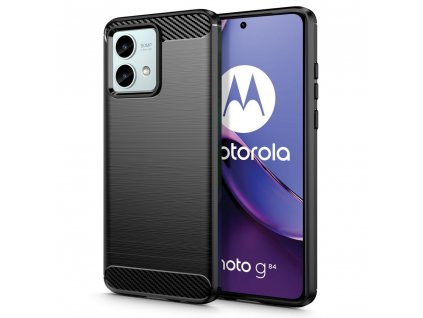 Ochranný kryt na Motorola Moto G84 - Tech-Protect, Tpucarbon Black