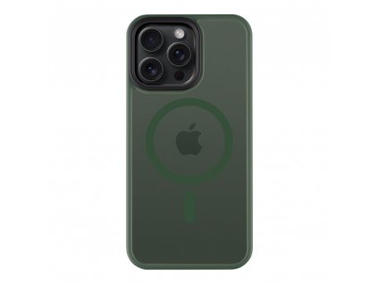 Ochranný kryt na iPhone 15 Pro MAX - Tactical, MagForce Hyperstealth Forest Green