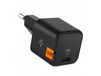 Nabíjecí USB-C adaptér - Spigen, PE2103 PD27W Black