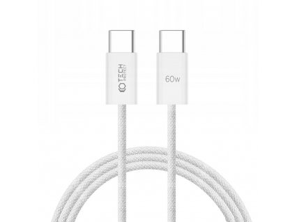 Kabel USB-C to USB-C - Tech-Protect, Ultraboost PD60W/3A White 200cm