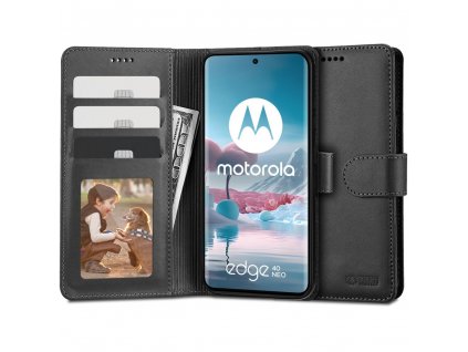 Ochranné pouzdro pro Motorola Moto EDGE 40 Neo - Tech-Protect, Wallet Black