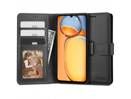 Ochranné pouzdro na Xiaomi Redmi 13C / Poco C65 - Tech-Protect, Wallet Black