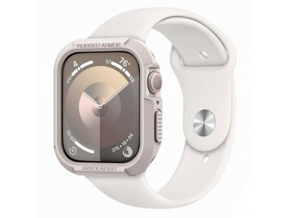 Pouzdro / kryt pro Apple Watch 44mm / 45mm - Spigen, Rugged Armor Beige