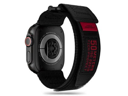 Řemínek pro Apple Watch 42mm / 44mm / 45mm / 49mm - Tech-Protect, Scout Pro Black