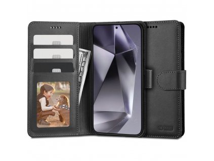 Ochranné pouzdro pro Samsung GALAXY S24 ULTRA - Tech-Protect, Wallet Black