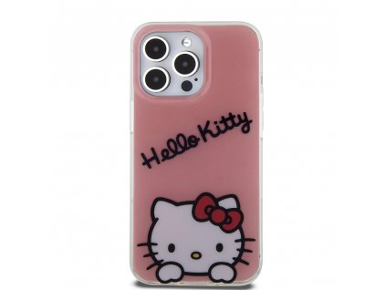 Ochranný kryt na iPhone 13 Pro - Hello Kitty, IML Daydreaming Logo Pink