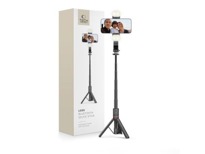 Selfie tyč s Bluetooth ovladačem a stojánkem - Tech-Protect, L05S Selfie Stick Tripod