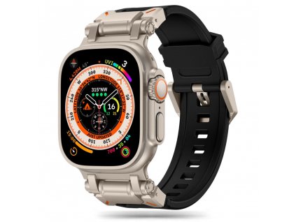 Řemínek na Apple Watch 42mm / 44mm / 45mm / 49mm - Tech-Protect, Delta Pro Black