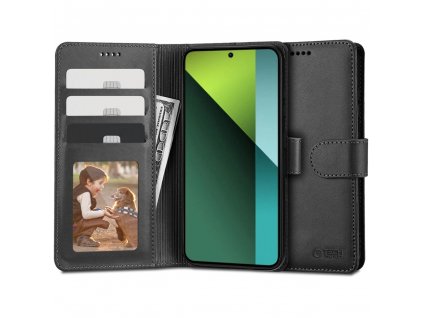 Pouzdro na Xiaomi Redmi Note 13 PRO 5G / Poco X6 5G - Tech-Protect, Wallet Black