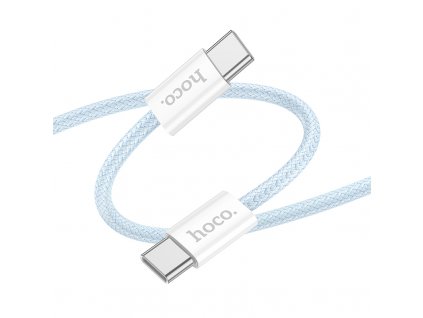 Kabel USB-C to USB-C - Hoco, X104 Source 60W/3A 100cm Blue