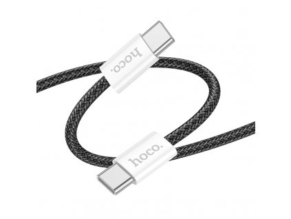 Kabel USB-C to USB-C - Hoco, X104 Source 60W/3A 100cm Black