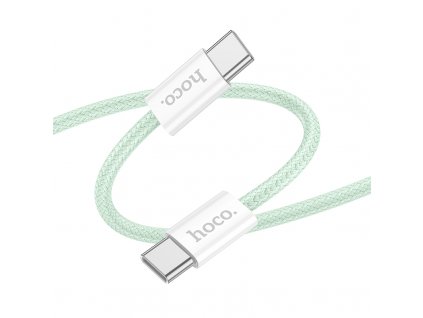 Kabel USB-C to USB-C - Hoco, X104 Source 60W/3A 200cm Green