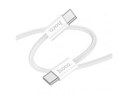 Kabel USB-C na USB-C - Hoco, X104 Source 60W/3A 200cm White