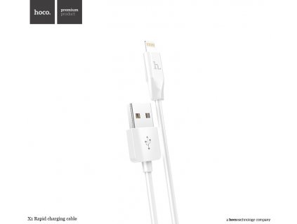 Kabel USB-A/Lightning pro iPhone a iPad - Hoco, X1 White 300cm