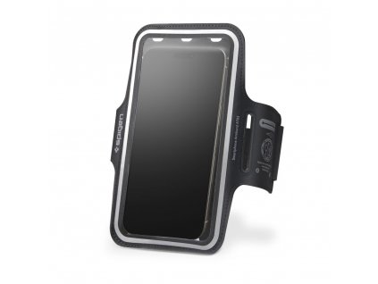 Sportovní pouzdro na ruku pro iPhone - Spigen, Velo Armband A703 Black