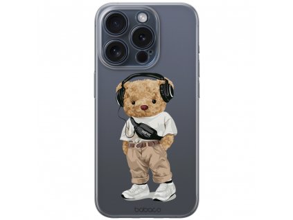 Ochranný kryt na iPhone 15 Pro - Babaco, Teddy Trendy 001