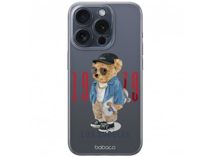 Ochranný kryt na iPhone XR - Babaco, Teddy Los Angeles 001