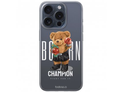 Ochranný kryt na iPhone 15 - Babaco, Teddy Fighter 001