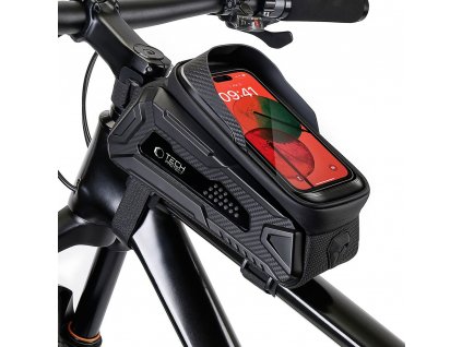 Cyklotaška / brašna na kolo s otvorem na mobilní telefon - WildMan, Sakwa V2 L Black