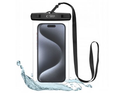 Plážové voděodolné pouzdro na mobil - Tech-Protect, UWC7 Universal Black